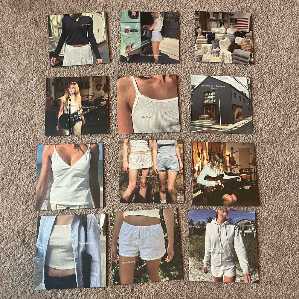Brandy Melville multi Decor-home-accesories Photo Cards